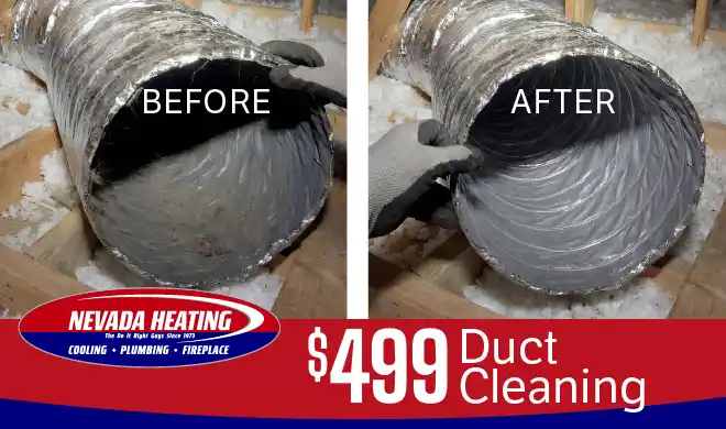 Nevada Heating $499 Duct Cleaning