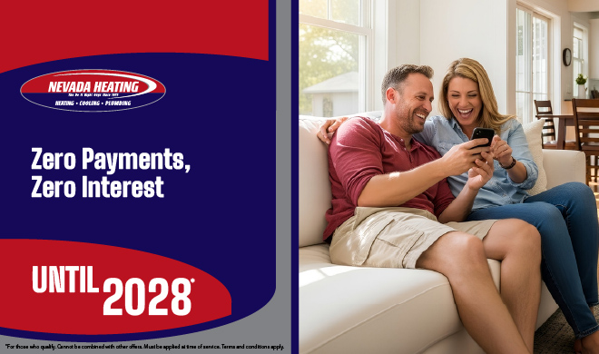 Nevada Heating Zero Payments, Zero Interest Until 2028