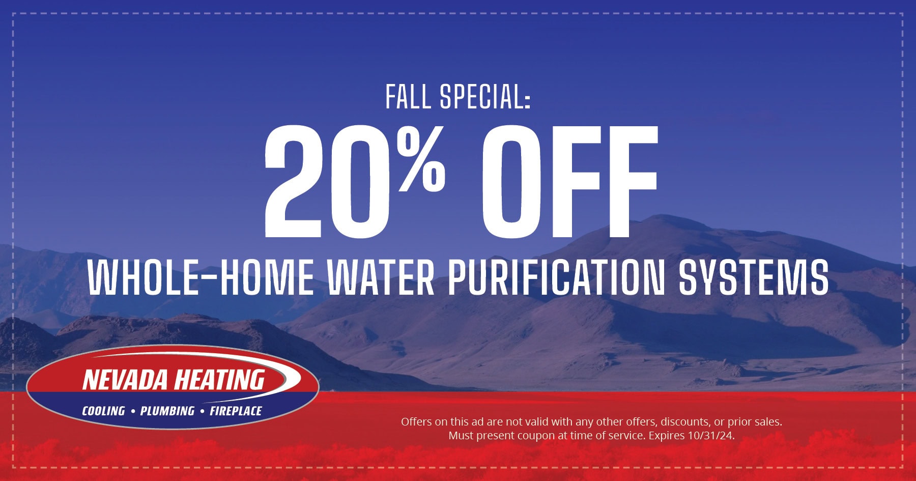 20% Off Whole-Home Water Purification Systems!